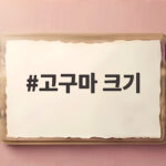 고구마 크기