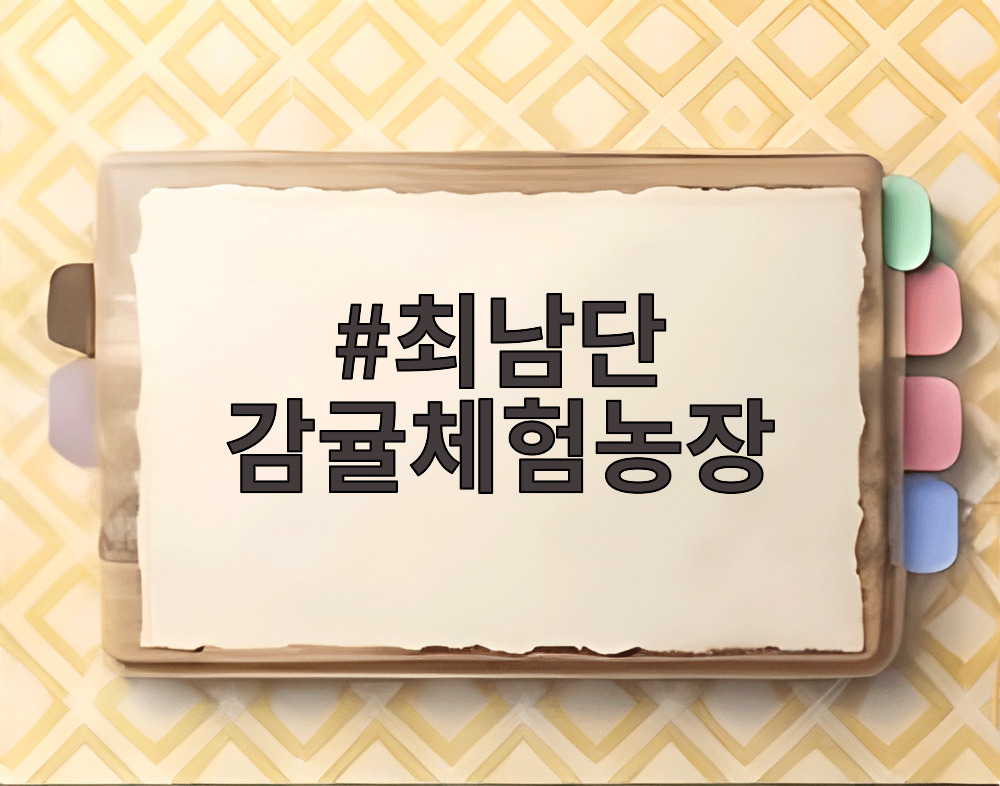 최남단 감귤체험농장