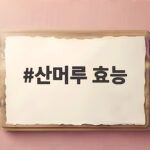 산머루 효능 제대로 알고 먹으면 보약이 따로 없네요 산머루 효능