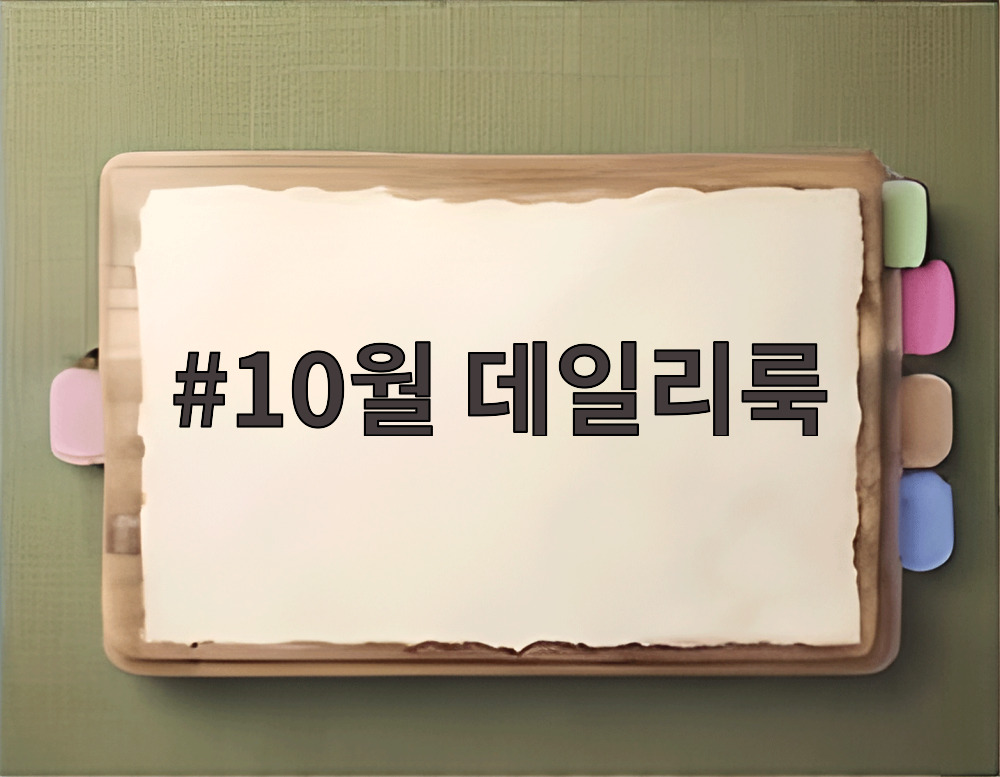 10월 데일리룩