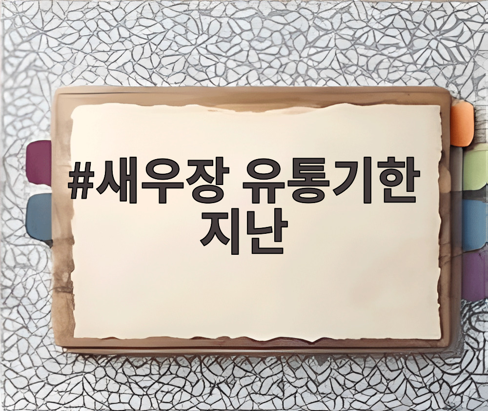 새우장 유통기한 지난