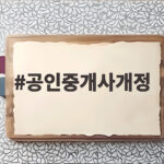 공인중개사개정