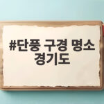 단풍 구경 명소 경기도