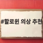 할로윈 의상 추천