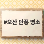 오산 단풍 명소