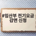 임산부 전기요금 감면 신청 언제 어떻게 받을까 총정리 임산부 전기요금 감면 신청