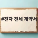 전자 전세 계약서