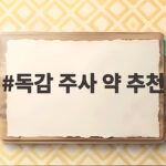 독감 주사 약 추천 이렇게 준비하면 온 가족이 든든합니다 독감 주사 약 추천