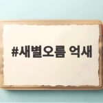 새별오름 억새
