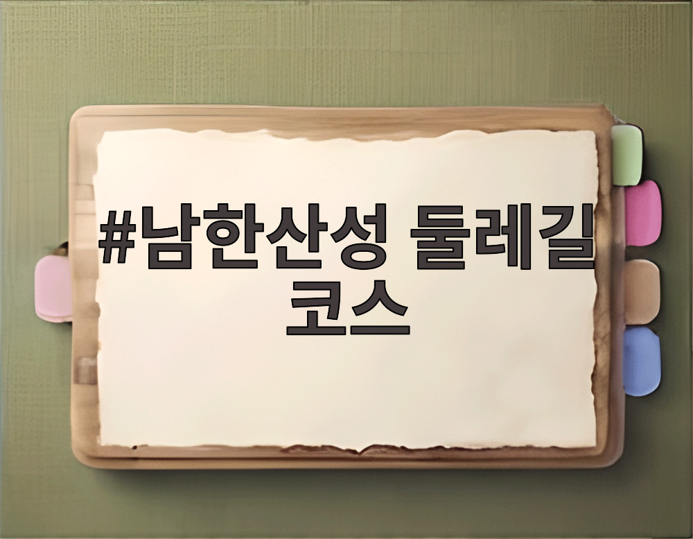 남한산성 둘레길 코스