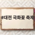 대전 국화꽃 축제