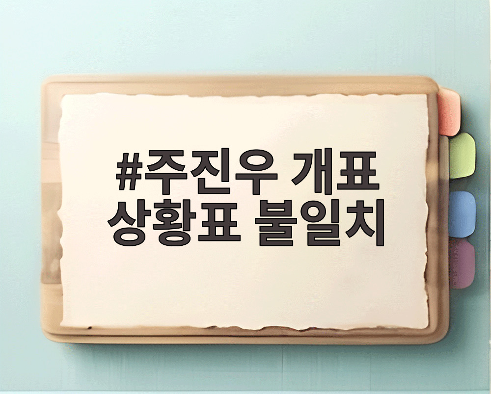 주진우 개표 상황표 불일치