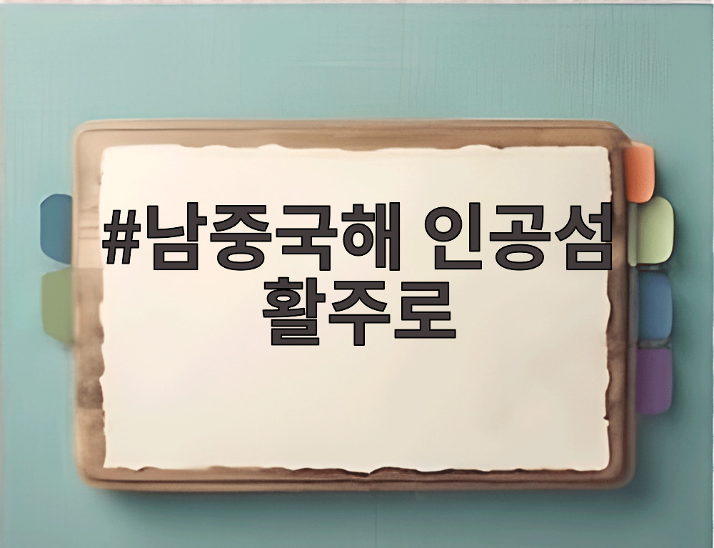 남중국해 인공섬 활주로