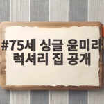 75세 싱글 윤미라 럭셔리 집 공개