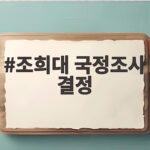 조희대 국정조사 결정
