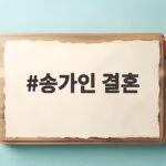 송가인 결혼