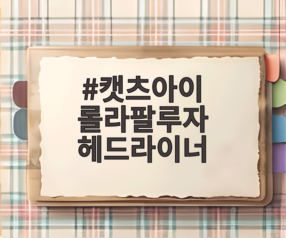 캣츠아이 롤라팔루자 헤드라이너