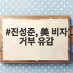 진성준 미국 비자 거부 유감 국회 의정활동 막은 결정 진성준, 美 비자 거부 유감