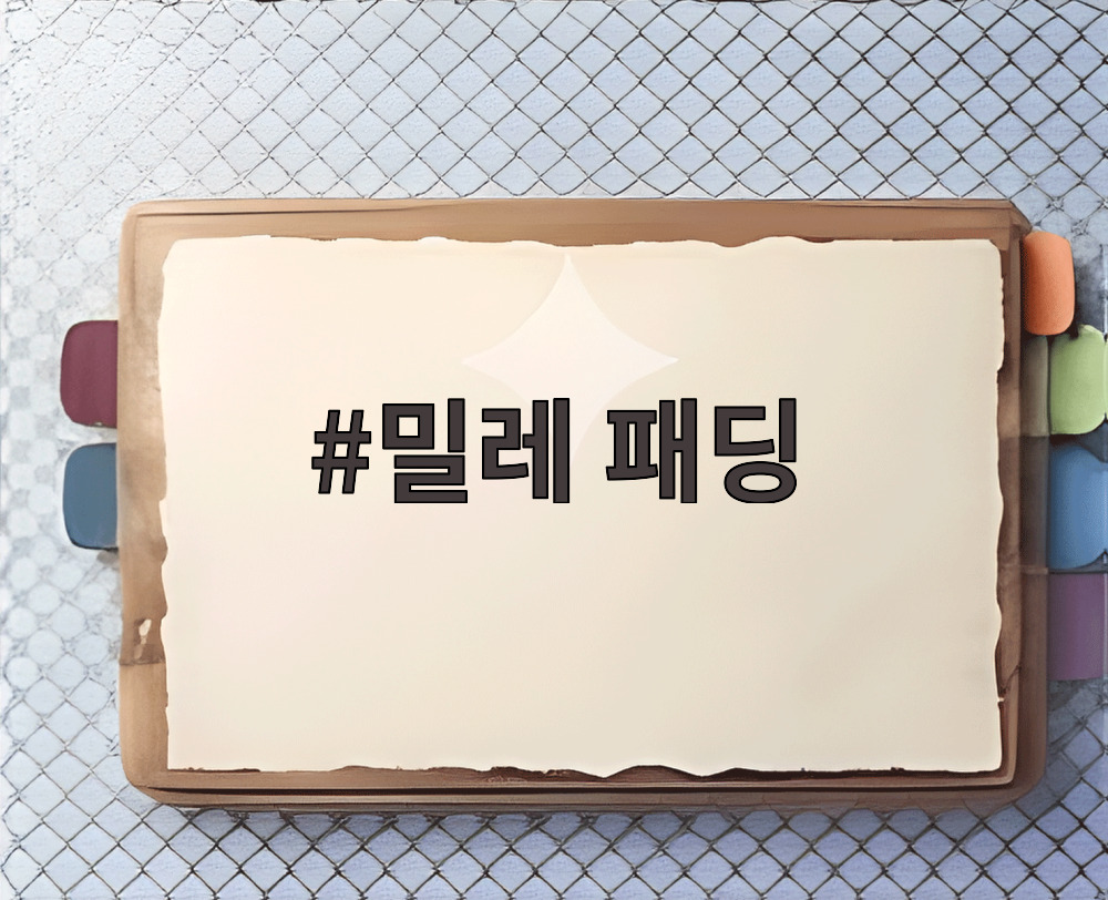밀레 패딩