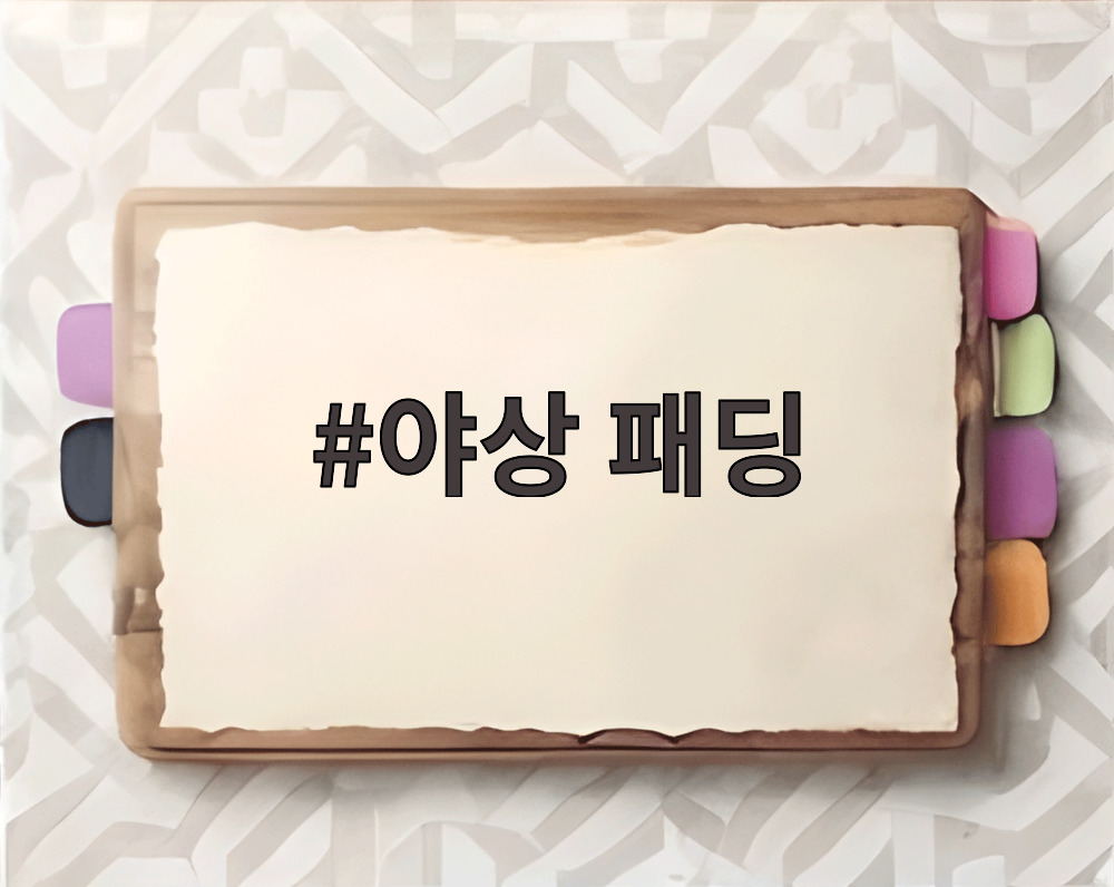 야상 패딩