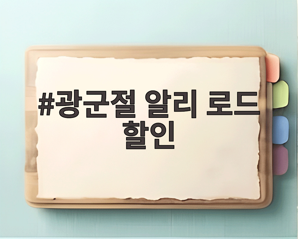 광군절 알리 로드 할인