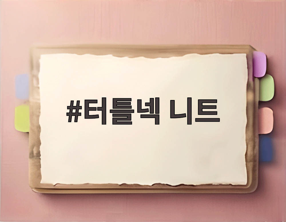 터틀넥 니트
