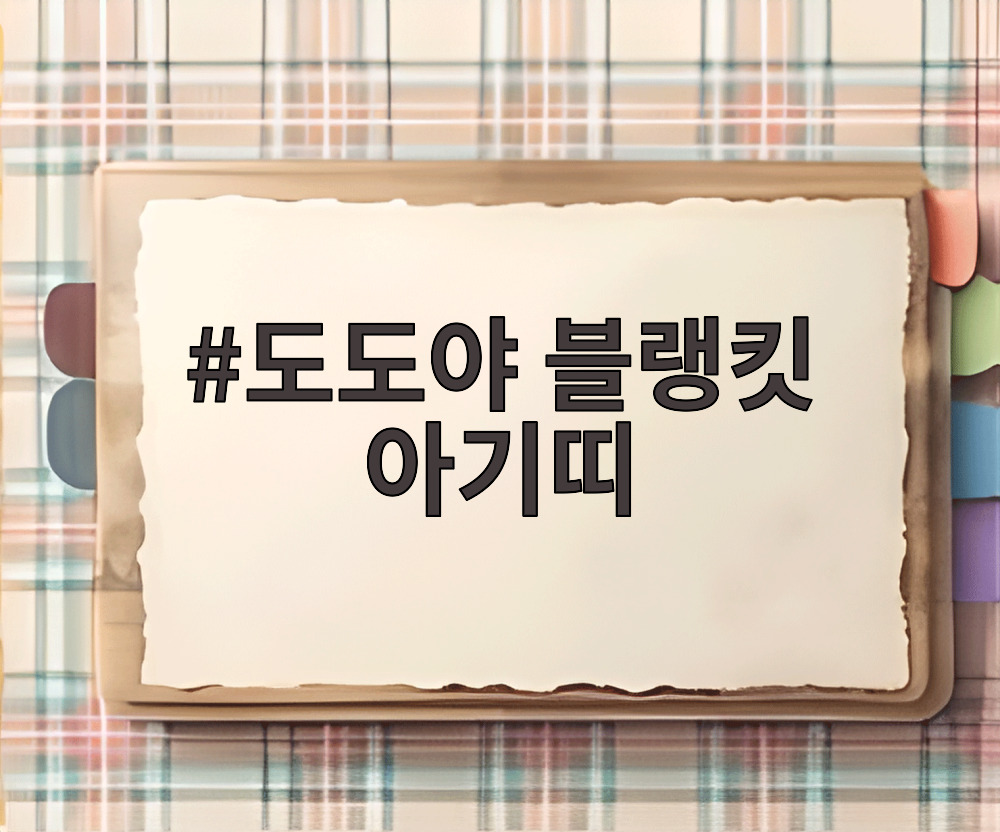 도도야 블랭킷 아기띠